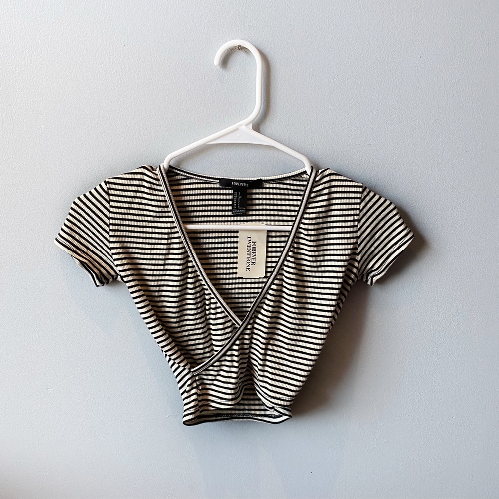 Striped Crop Top